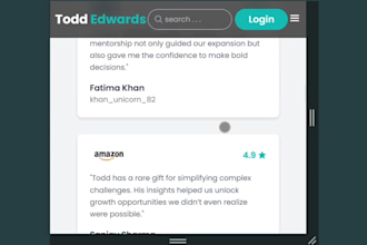 build a responsive landing page using HTML, CSS, javascript, and tailwind CSS