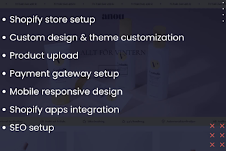 create the shopify store