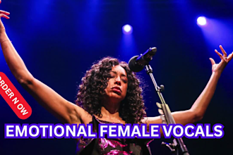 do soulful folk, lead singer and acoustic guitar for your music