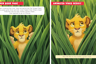 bring your children book to life with animation