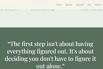 design or redesign therapy counseling psychotherapy mental website with booking