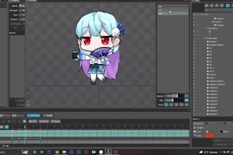 create rive, lottie animation, interactive ui, game and web animation