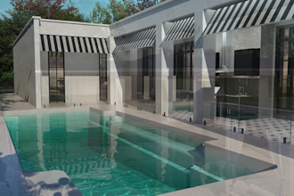 create modern pool design with stunning 3d visualization