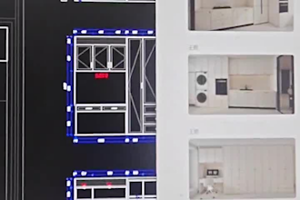 convert cad files to 2d and 3d renders for custom cabinets