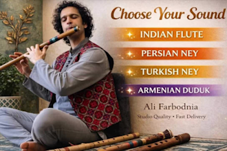 record indian flute persian ney and armenian duduk for you