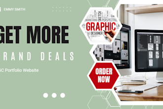 build a professional ugc portfolio website in canva