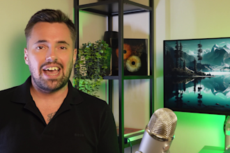 create crypto and finance ugc videos as a british presenter