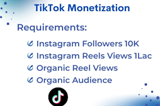 do complete youtube and tiktok monetization requirements