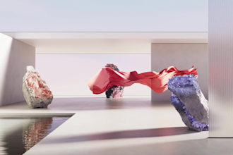 do 3d abstract animation 3d houdini motion graphics 3d loop gif anyma