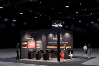 design modern 3d trade booth for exhibitions
