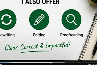 proofread articles blogs and academic content and etc