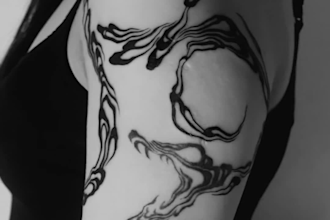 create custom, professional tattoo in modern style