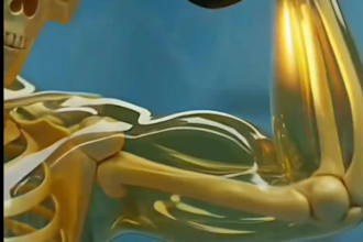 create dr data style ai skeleton animation shorts