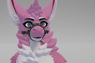 custom vrchat furry avatar 3d vrchat avatar fursona vrc furry nsfw avatar vr