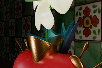 create 3d game props and weapons
