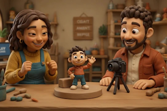 create 3d ai claymation puppets animation stop motion clay videos brand ads