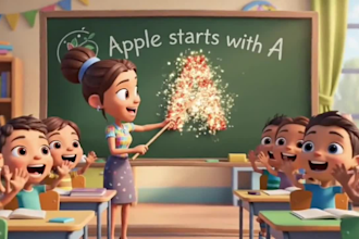 create kids education videos for youtube