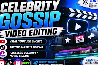 create viral celebrity gossip videos for youtube shorts tiktok and reels