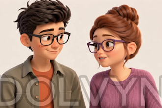 create 3d ai animated video 3d cartoon ai animation 3d pixar ai animation video