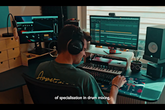 professionally mix your drums tailored to your vision
