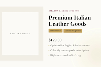 translate ecommerce listings between italian and english
