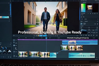 edit youtube vlog,travel vlog and drone footage in 24h