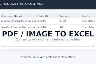be your  microsoft excel expert and data entry specialist