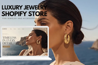 luxury shopify store for jewelry and accessories brands