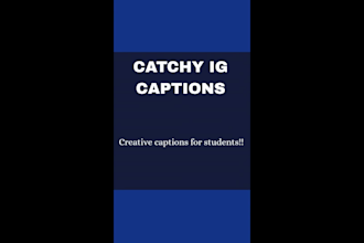 create catchy instagram captions and blog content