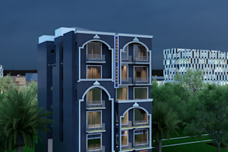 do realistic 3d architectural commercial building exterior models and 8k renders