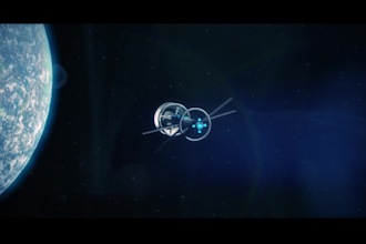 create a photorealistic planet and spacecraft in blender
