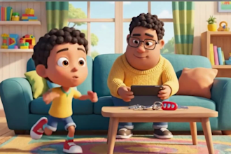 do 3d kids animation educational children video 3d disney pixar style animation