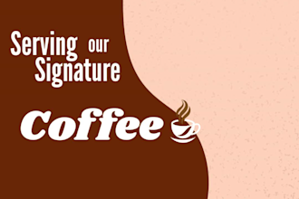 design coffee shop and café posters