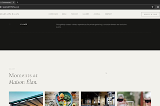 build a modern responsive react website or landing page