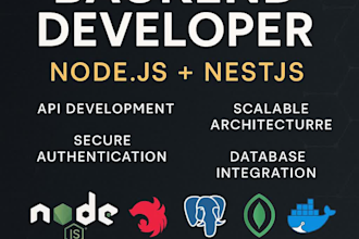 fix and optimize or extend your nodejs and nestjs backend