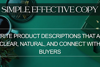 write engaging product descriptions that boost sales