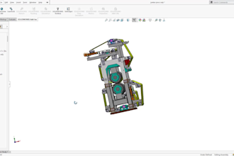design paper mill and industrial machinery in solidworks