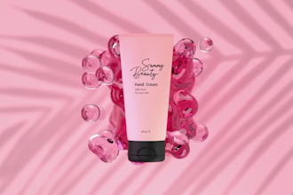 create cinematic 3d cosmetic and skincare product  animation with photorealistic
