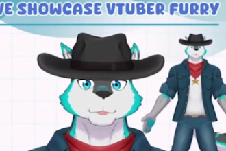do vtuber rigging live2d rig for vtuber model vtuber warudo vtube studio furry