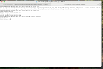 write personalized cold emails for recruiters using ai research