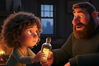 create high quality 3d ai cartoon animation for stories and brands