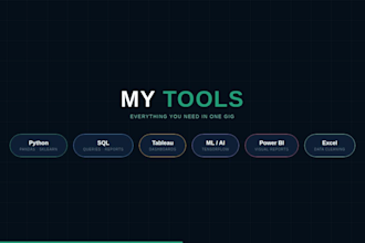 do data analysis and visualization using python and sql