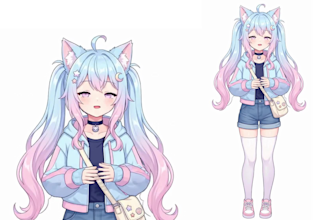 design live2d vtuber model, rig vtuber, pngtuber, nsfw vtuber, live2d rigging