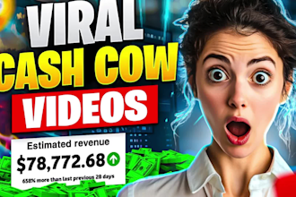 create top 10 cash cow faceless videos and cash cow youtube automation channel