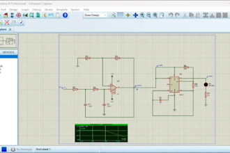 design schematics and pcb in proteus, pspice, ltspice, multisim, tinkercad kicad