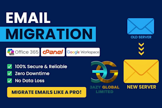 migrate email securely, gmail, outlook, office 365, zoho, cpanel, etc