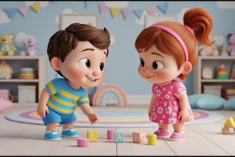 3d ai pixar animation 3d kids animation cartoon animation 3d pixar style video