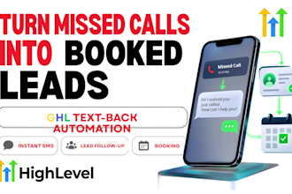 setup gohighlevel missed call text back SMS automation ghl CRM lead follow up