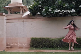 edit your wedding video into a stunning reels, teaser or trailer professionally