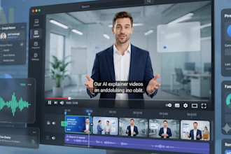 create ai explainer video with kling, synthesia, colossyan runway midjourney veo